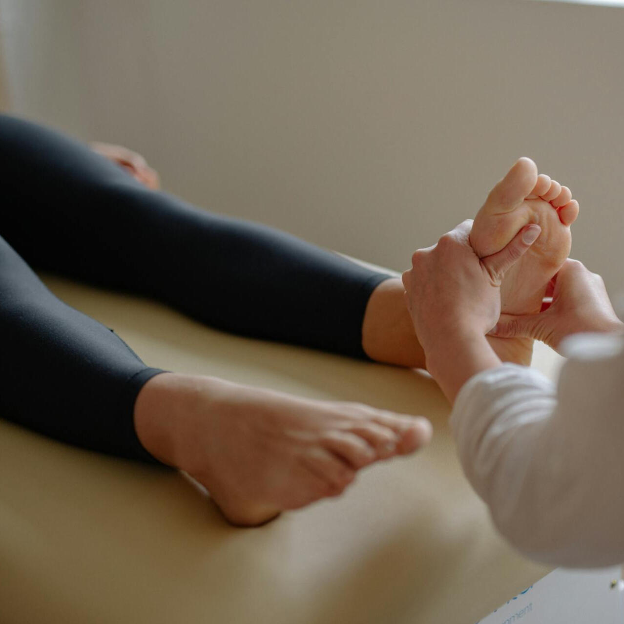 Reflexology foot treatment relieving tension at Tension Relief Reflexology in Lymm